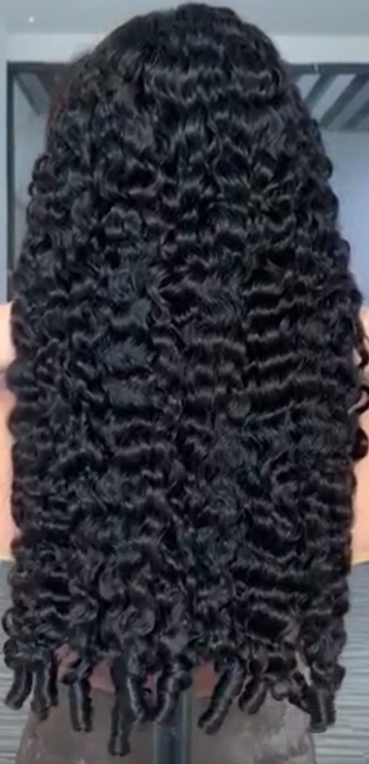 Burmese curl Hd Lace wig
