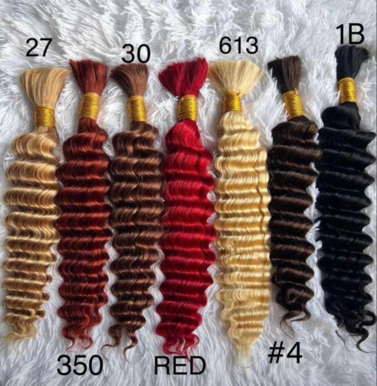 Bulk human hair