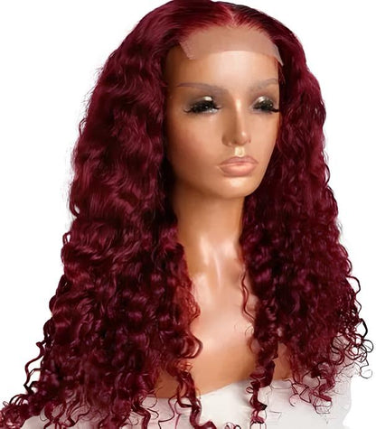 Burgandy/99J Vietnamese Hd lace wigs