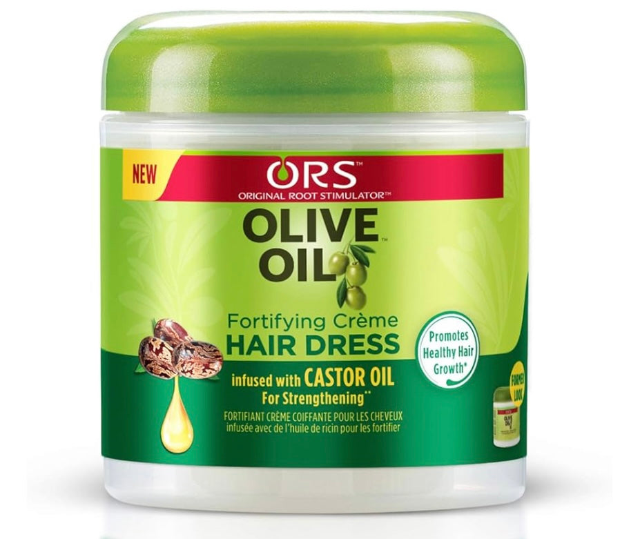 It’s olive oil hair dress