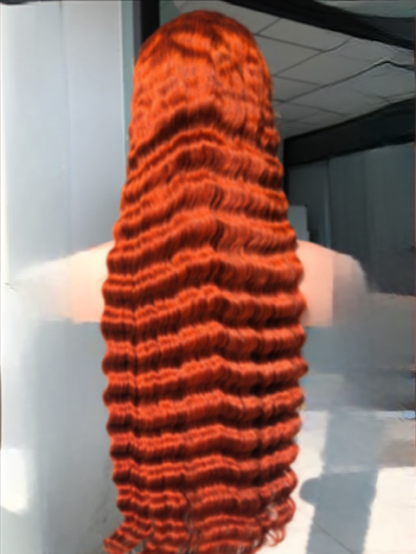 Ginger Spice Vietnamese Hd lace wigs