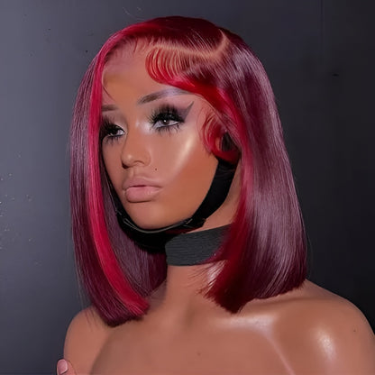 Burgandy/99J Vietnamese Hd lace wigs