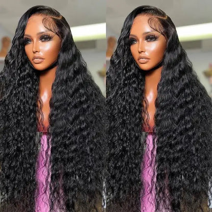 Curly frontal wigs