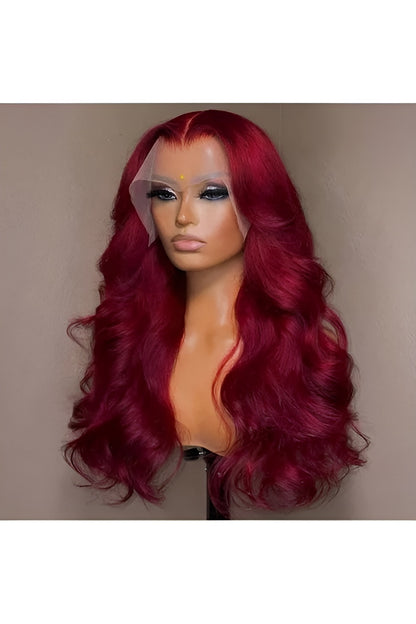 Burgandy/99J Vietnamese Hd lace wigs
